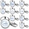 Mothers Day Gift for Women Bulk Keychain Bible Verse Religious Keychain Scripture Inspirational Gift for Church Member(20 Pcs,Blue White Watercolor)